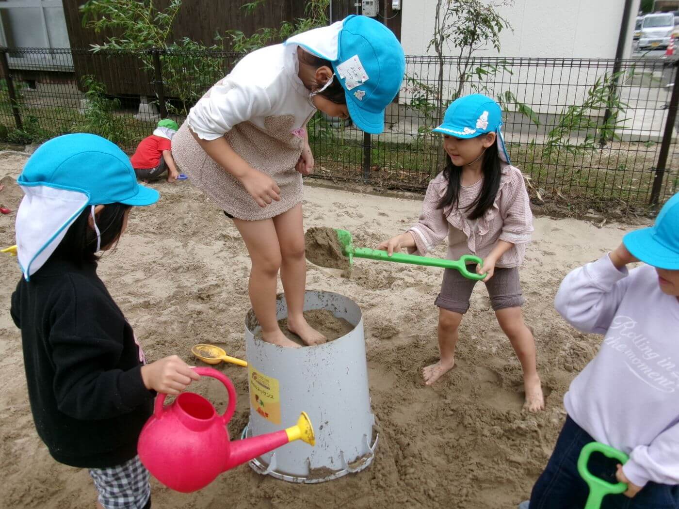 砂場遊び